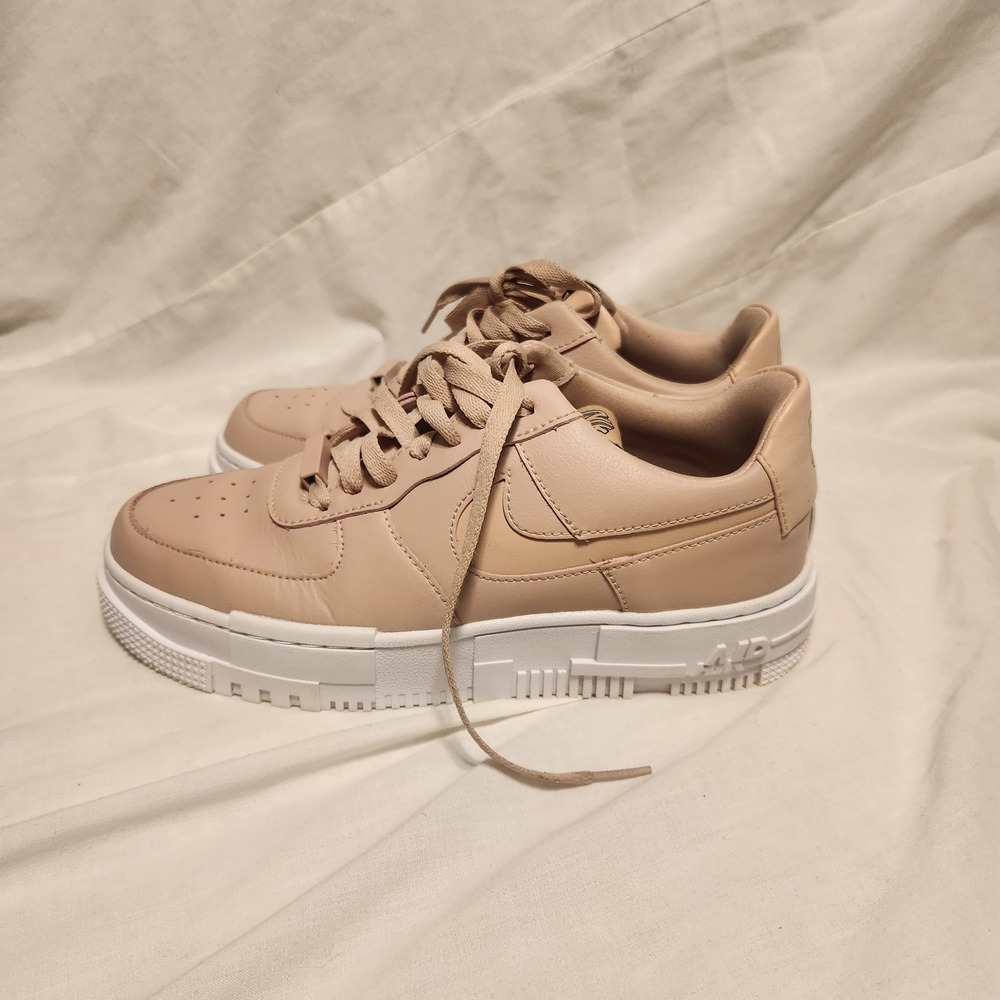 Nike Air Force 1 Pixel Particle Beige Womens Sneakers CK6649-200 Size 9 - Picture 8 of 8